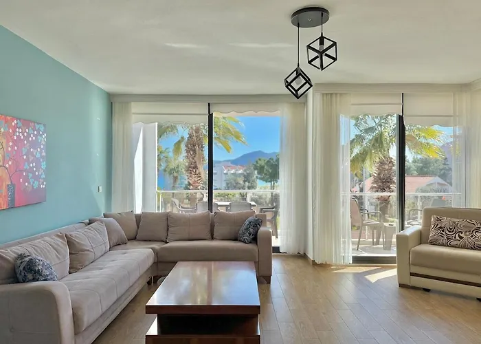 Deniz Manzarali, Plaja 100 Metre, Luks 2 Apartment Marmaris